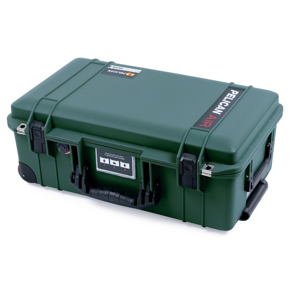 Trekking Green & Black Pelican 1535 Air Case. With foam Trekking Green & Black Pelican 1535 Air Case. With foam