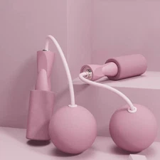 Training Fitness Jump Ropes Set And Silicone Handles For Women Men