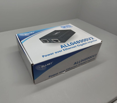 ALLNET PoE Injektor Gigabit PoE & PoE+ & PoE & LT PoE 15,4W/30W/60W/90W