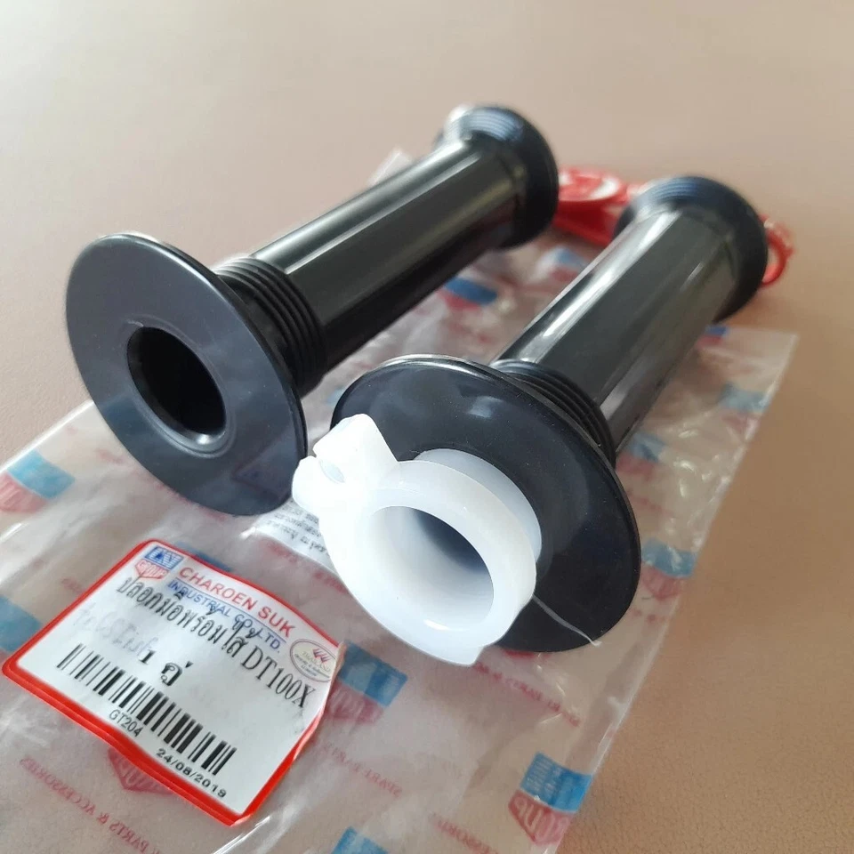 Empuñaduras de goma para motocicleta M9 para manillar Yamaha DT125 DT100 DT100X Foto 2 de 4