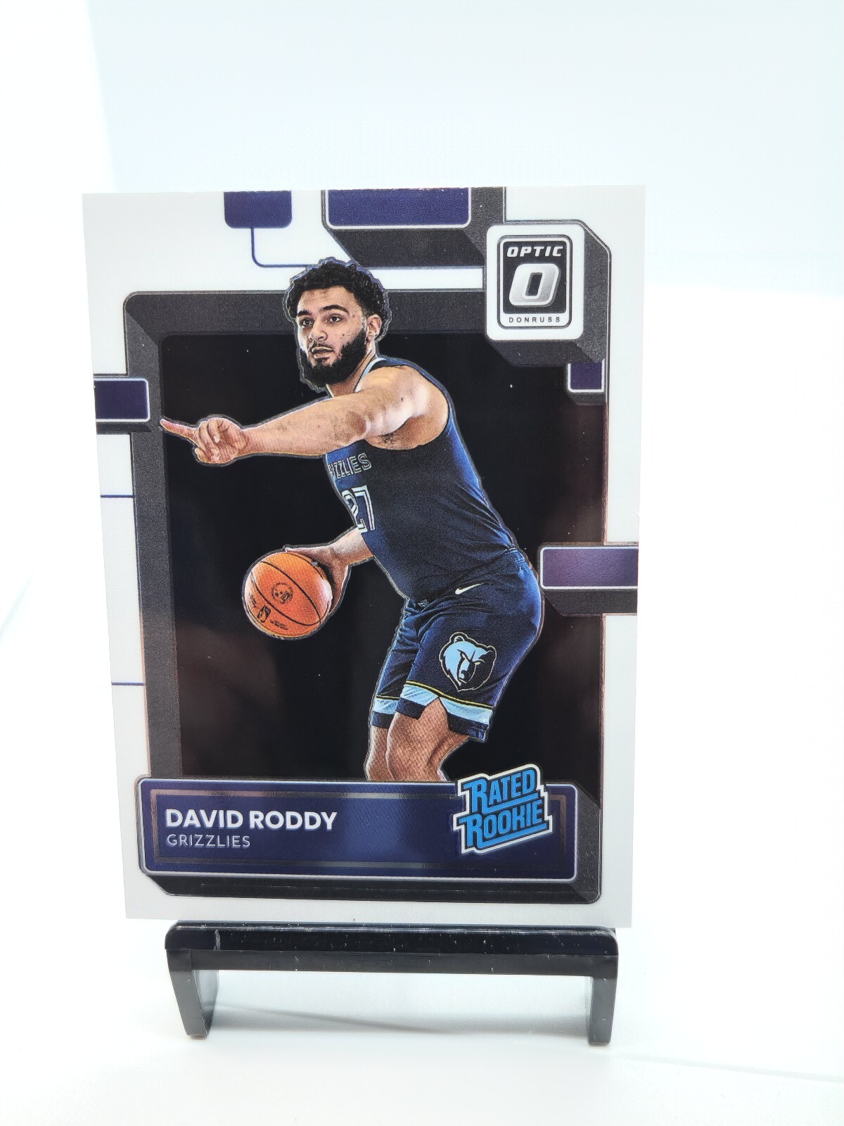 2022-23 Panini Donruss Optic David Roddy Rated Rookie Memphis Grizzlies #225