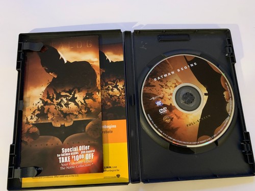 Batman Begins (DVD, 2005, Full Screen) Christian Bale - Picture 2 of 3