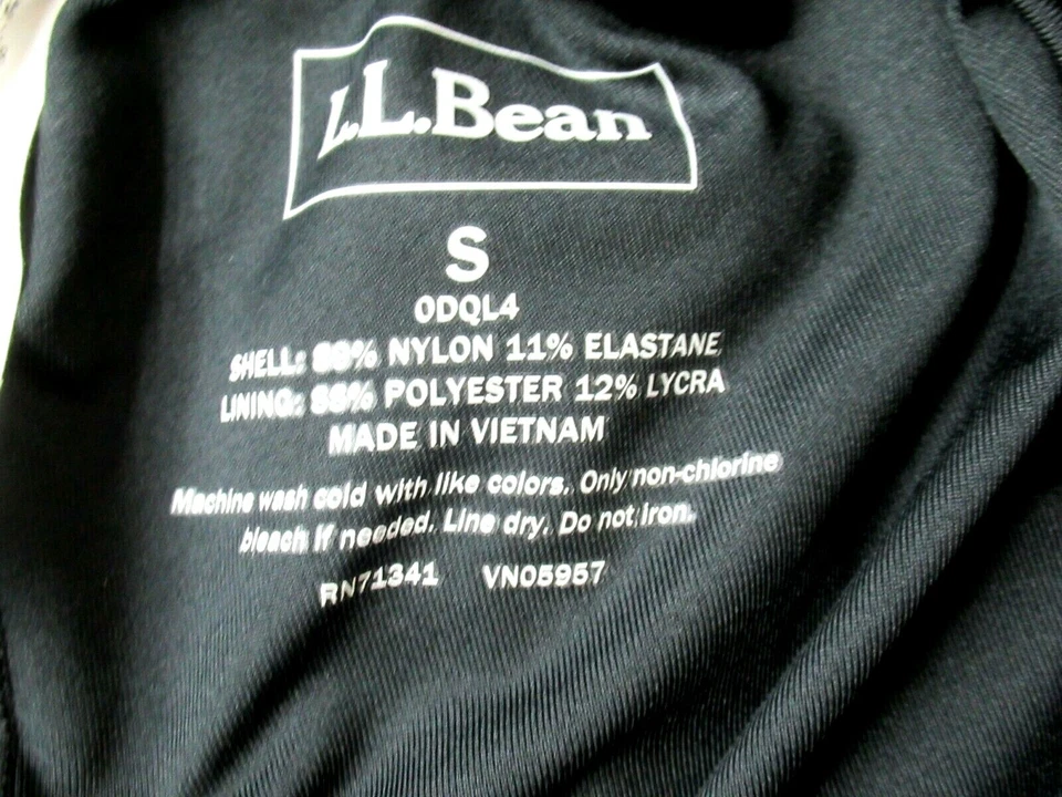 L.L. Bean Cycling Shorts Womens Small Brown Lined Padded Bicycling - Image 3 of 4