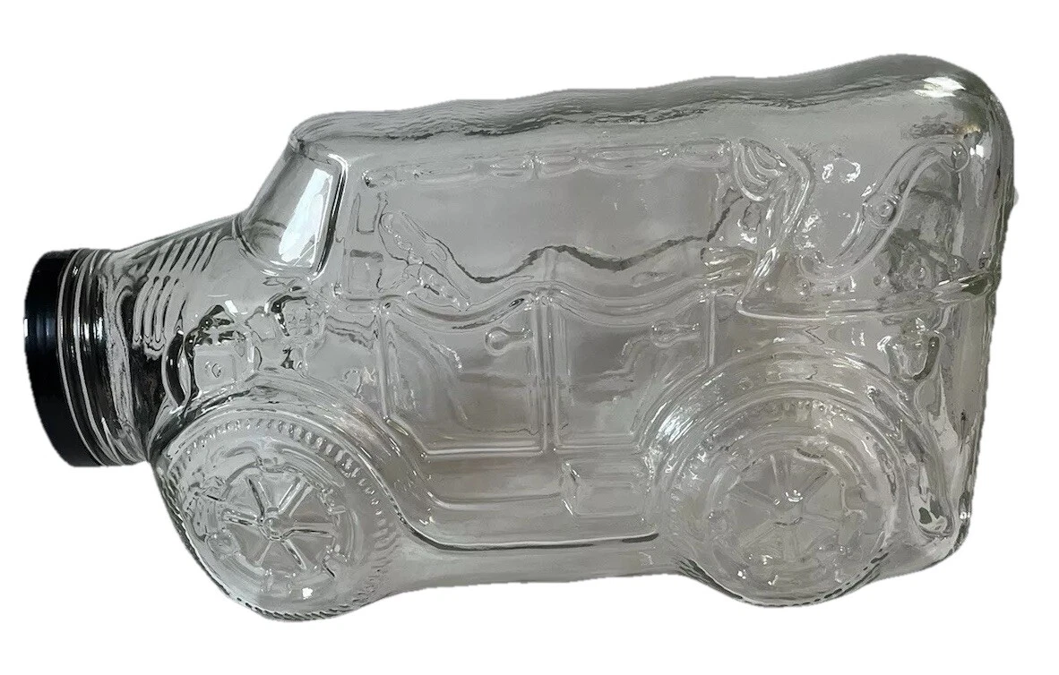 19” CAR Shaped JAR •Twist Off Lid •5g Capacity •Clear Glass •Model A Like Shape