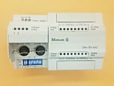 Moeller PS4 EM4-101-AA2 Analog Modul 4x IN 2x Out, PLC