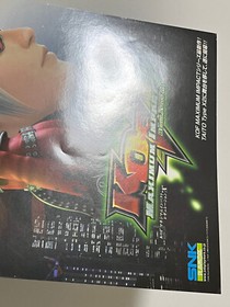 KOF Maximum Impact Regulation "A" Arcade Art Set & Flyer Japan (SNK Neo Geo)