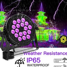 270W IP65 Par Light 18LED RGBW DJ Disco Bar Outdoor Waterproof Garden Yard Light