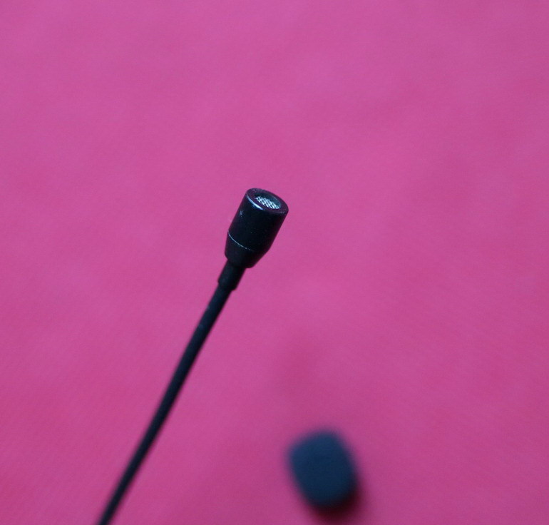 Microfono Auricolare J&amp;P Per AKG E Samson, Mini XLR 3 Pin, Omnidirezionale, Con Coprivento
