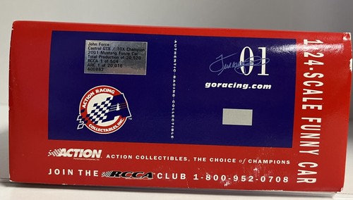 Action NHRA 2001 John Force Castrol GTX-10X NHRA Champion 1:24 Funny Car MINT - Picture 19 of 24