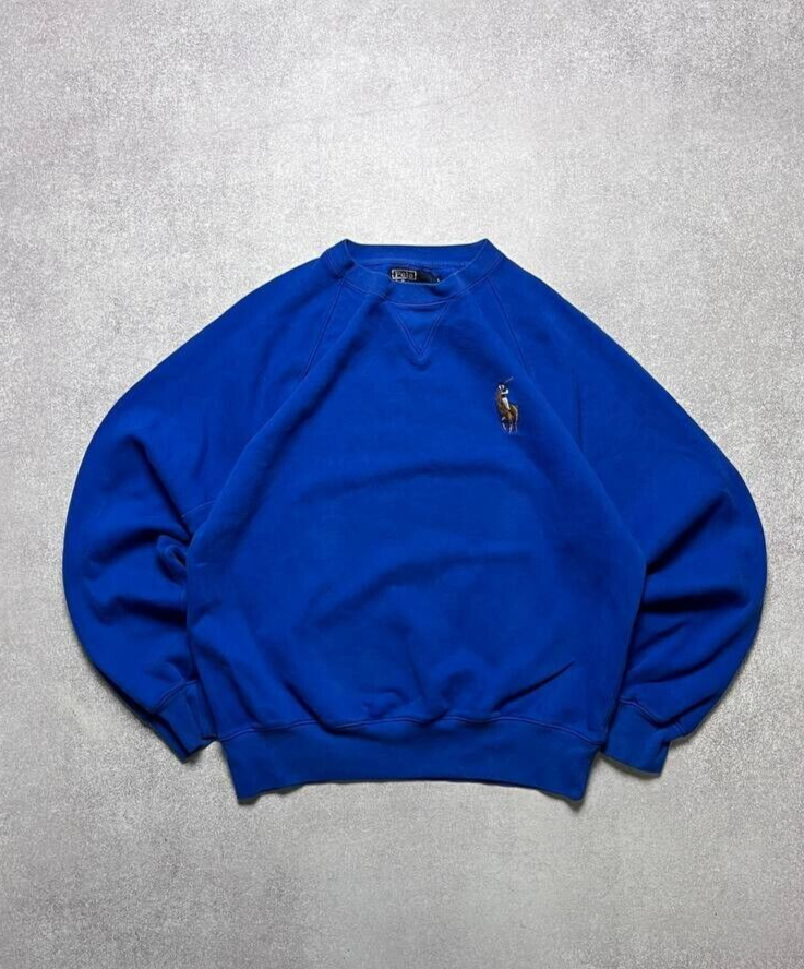 Polo vintage Ralph Lauren Big Pony girocollo L