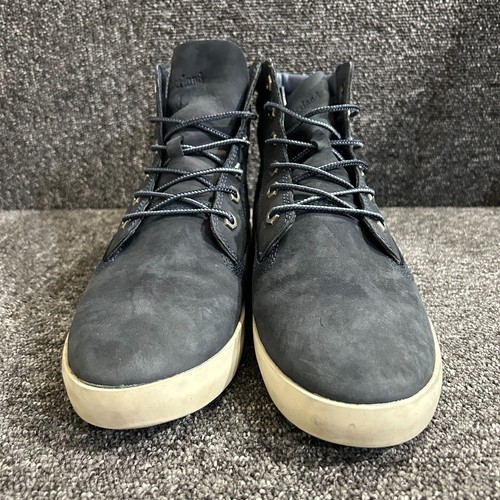 Timberland Dausette High Top Trainer Boots Size Uk 7.5 Navy Blue Ortholite - Picture 5 of 11