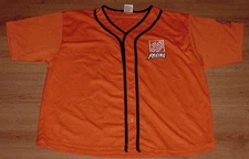 Tony Stewart Home Depot Baseball Jersey Full button Up Embroidered Logos NASCAR