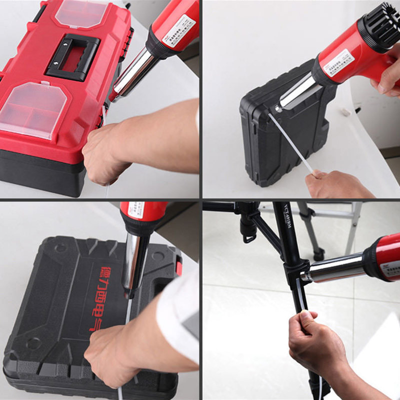 Portable Plastic Welder Gun Hot Air Torch Welding Pistol 220V 750W 50 ...