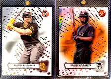 Xander Bogaerts 2023 Topps Pristine #257 ORANGE /25, & Base #190 Sox/Padres