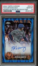 BB - 2024 Topps Chrome - #RATK - Blue Raywave - Taylor Kohlwey - PSA 10