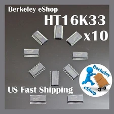 [California] HT16K33 SOIC-28 RAM Mapping 16*8 LED Controller Driver  10 pc