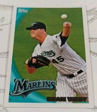 2010 Topps Baseball Card#414 Sean West Florida Marlins 