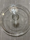 Vintage Pyrex Glass Replacement Lid P83C with Knob 6 7/8" Round Corning Ware EUC