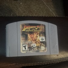 LucasArts Indiana Jones and the Infernal Machine Nintendo 64 N64 Cartridge