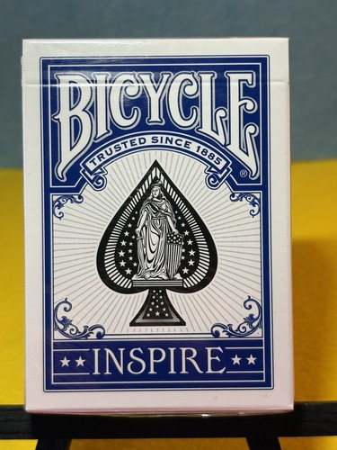 Bicycle Playing Cards, House of Playing Cards, Inspire, Marked V2, Blue