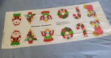 Vintage Calico (6)  Patchwork 80's 90's Christmas Ornaments Fabric *VIP Cranston