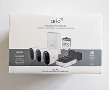 Arlo Ultra Outdoor Security 3 Camera 4K Wireless Bundle | 3rd Gen, 2025 Release