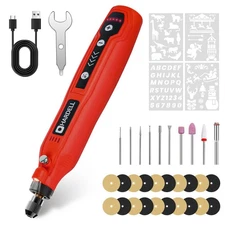 Engraving Pen, 5 Speed Rechargeable Engraver Pen - Electric Cordless Engravin...