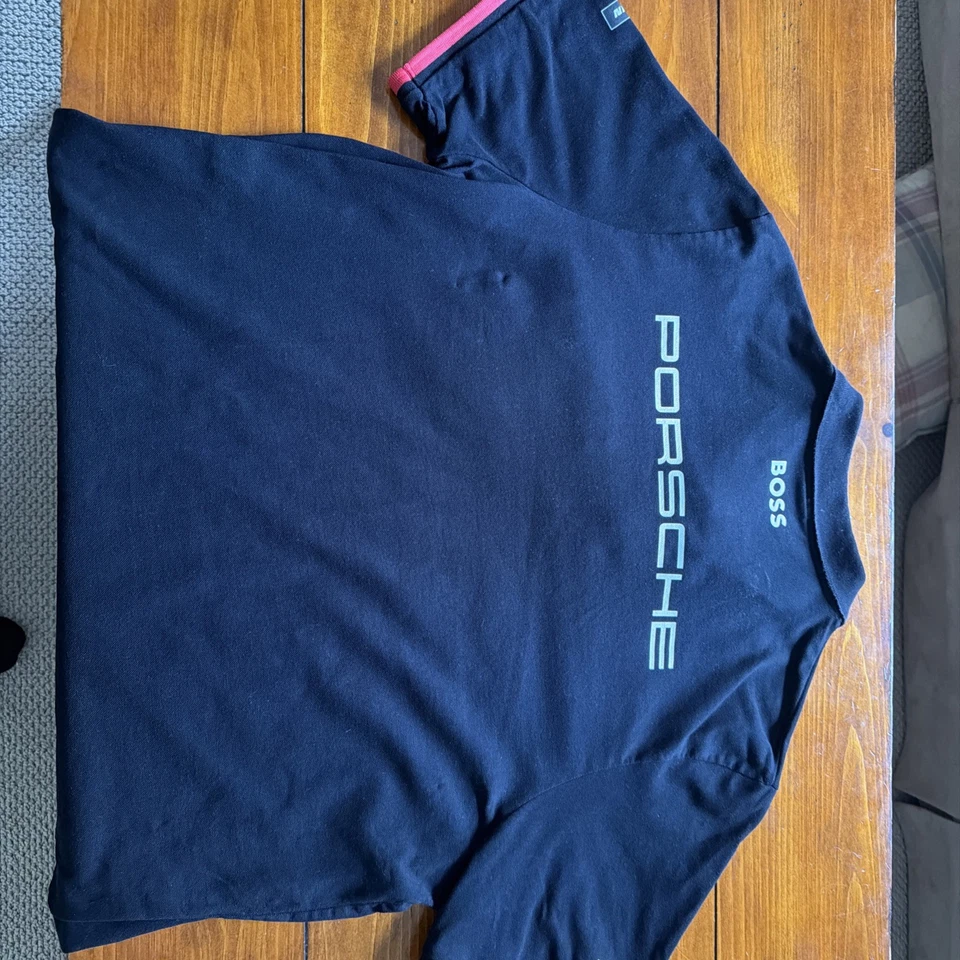 Camiseta polo oficial para hombre Porsche Motorsport Hugo Boss Foto 3 de 3