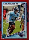 2025 Donruss Optic Football Hyper Red Kalel Mullings #262