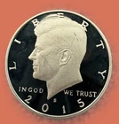 90% Silver, 2015-S Kennedy Half Dollar Silver  Proof  DCAM