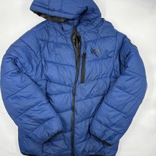 DKNY Sport Boys Blue Puffer Jacket 14-15 Years Hooded Polyester Winter Coat