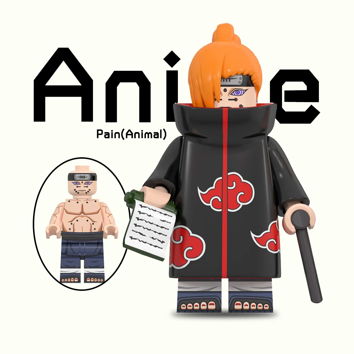 NARUTO ラバスト Naruto Anime Brick Minifigures Custom Set S3 |Lego