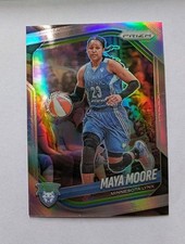 2025 Panini Prizm WNBA #135 Maya Moore Silver Prizm - Minnesota Lynx
