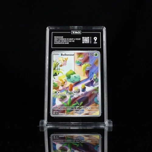 Bulbasaur 143/142 IR Pokemon Stellar Crown TAG 9