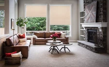 - Beige Honeycomb Cordless Cellular Shades Privacy & Light Filtering Cordless Bl