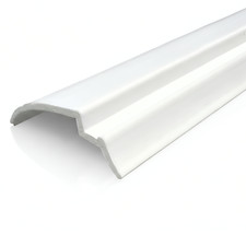 KC Hardware White Vinyl Glazing Bead Snap-In ...