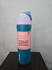 Owala FreeSip Stainless Steel Water Bottle / 24oz / Color: Tickle Me Teal