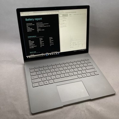 Microsoft Surface Book 2 1832 i5-7300U 2.6GHZ 8GB DDR3 256GB SSD Silver READ