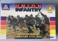 Italeri no. 6851 blue plastic 54mm ACW Union ...