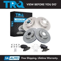 TRQ Front & Rear Ceramic Brake Pad & Rotor Kit for 2018-2021 Honda Accord (For: More than one vehicle)