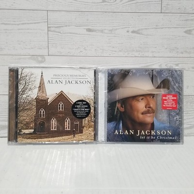 Alan Jackson Lot Precious Memories Collection 2-CD Set + Let it Be Christmas