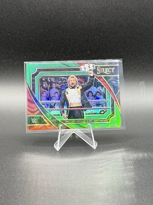 Ted DiBiase 2023 Panini Select WWE Green Prizm 1/5 Mezzanine #319