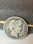 1914 D Barber Quarter Dollar, VG