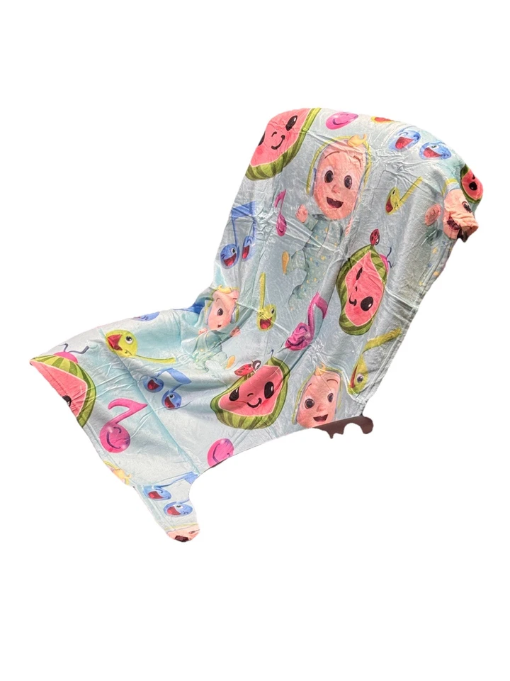 Manta de bebé Cocomelon suave ligera acogedora manta para niños unisex niños niñas Foto 4 de 4