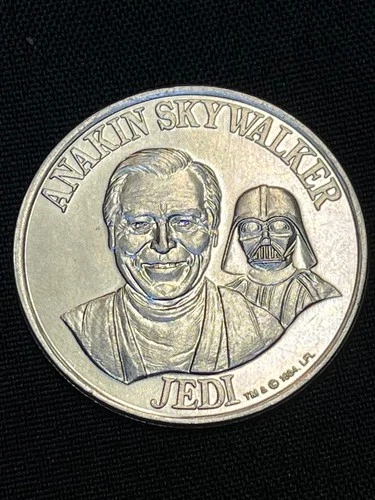 STAR WARS POTF 1984-ANAKIN SKYWALKER COLLECTOR COIN- ORIGINAL POWER OF THE FORCE
