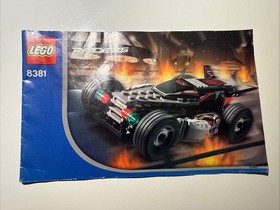 LEGO Racers: Exo Raider, 2004 black Drome racer #3 Set Number #8381