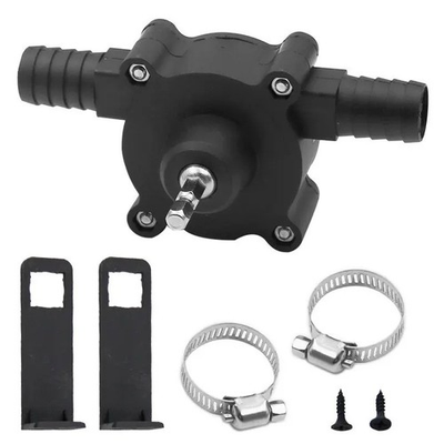 #ad Hand Electric Drill Pump Self Priming Pump Household Small Water Drill Drive Kit $7.74