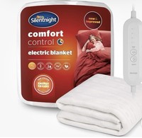 Silentnight Comfort Control Electric Blanket Heated Double 120x135cm New