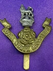 Genuine WW1 The Loyal North Lancashire Regiment Bimetal Cap Badge w/slider
