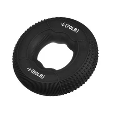 2.95" 70 - 80 Lbs Hand Grip Strengthener Hand Grip Ring for Training Black